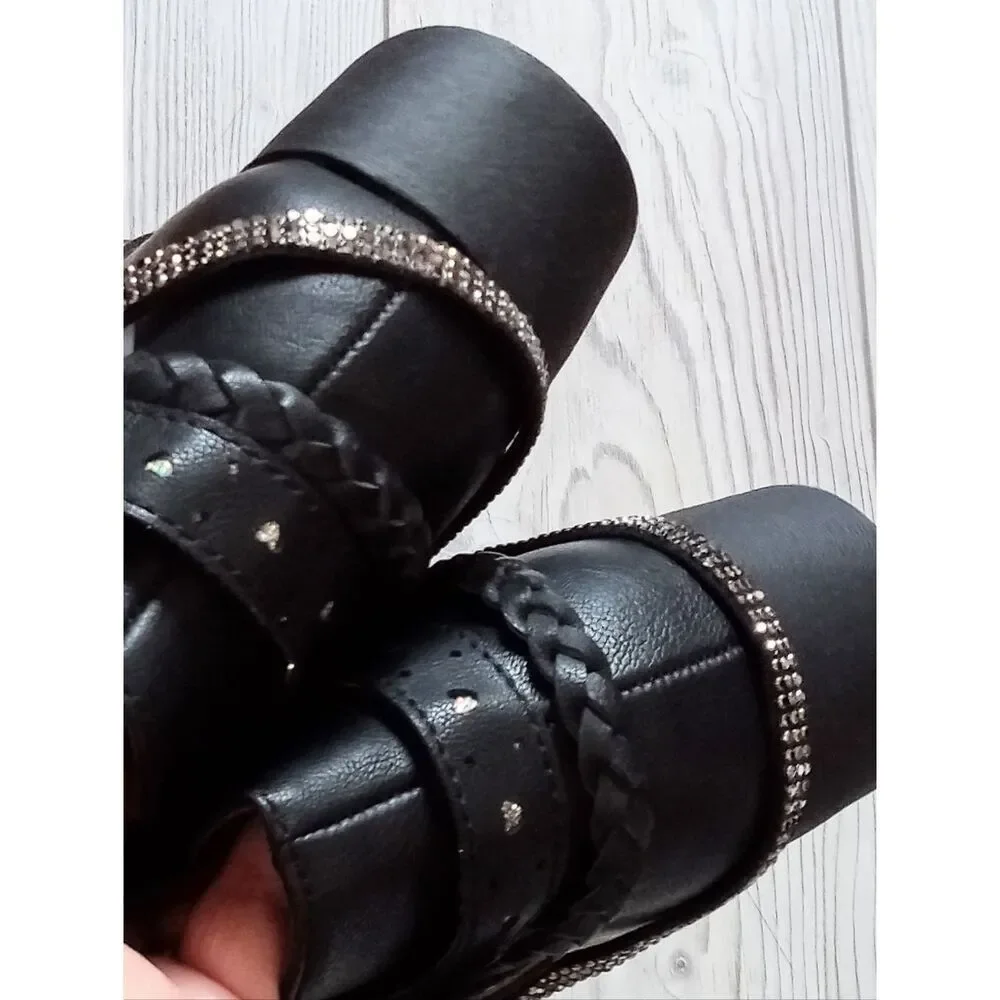 (17-4695) Girl's Jellypop Hearty Strapy Ankle Boot Sz 1